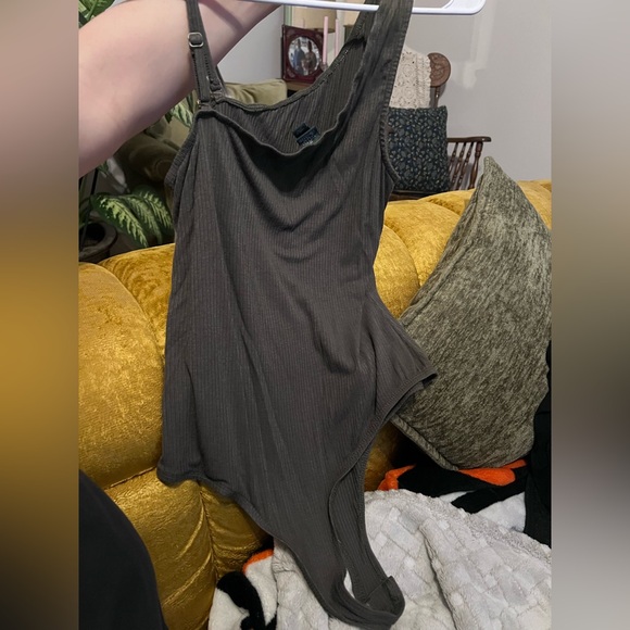 Wild Fable One-Shoulder Ribbed Bodysuit - Picture 2 of 6